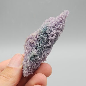 Botryoidal Amethyst Chalcedony with Rare Green Inclusions