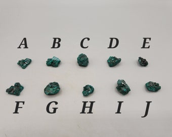 Dioptase Crystal from Kolwezi, Congo