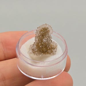 Druzy Quartz Thumbnail – Charcas, Mexico – Display Box Included