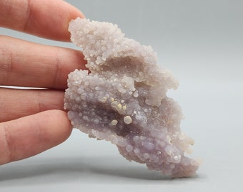 Botryoidaler Lavendel-Chalcedon aus Indonesien