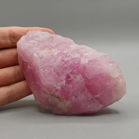 372g Pink Morganite Crystal – Natural Rough Specimen From Oyo