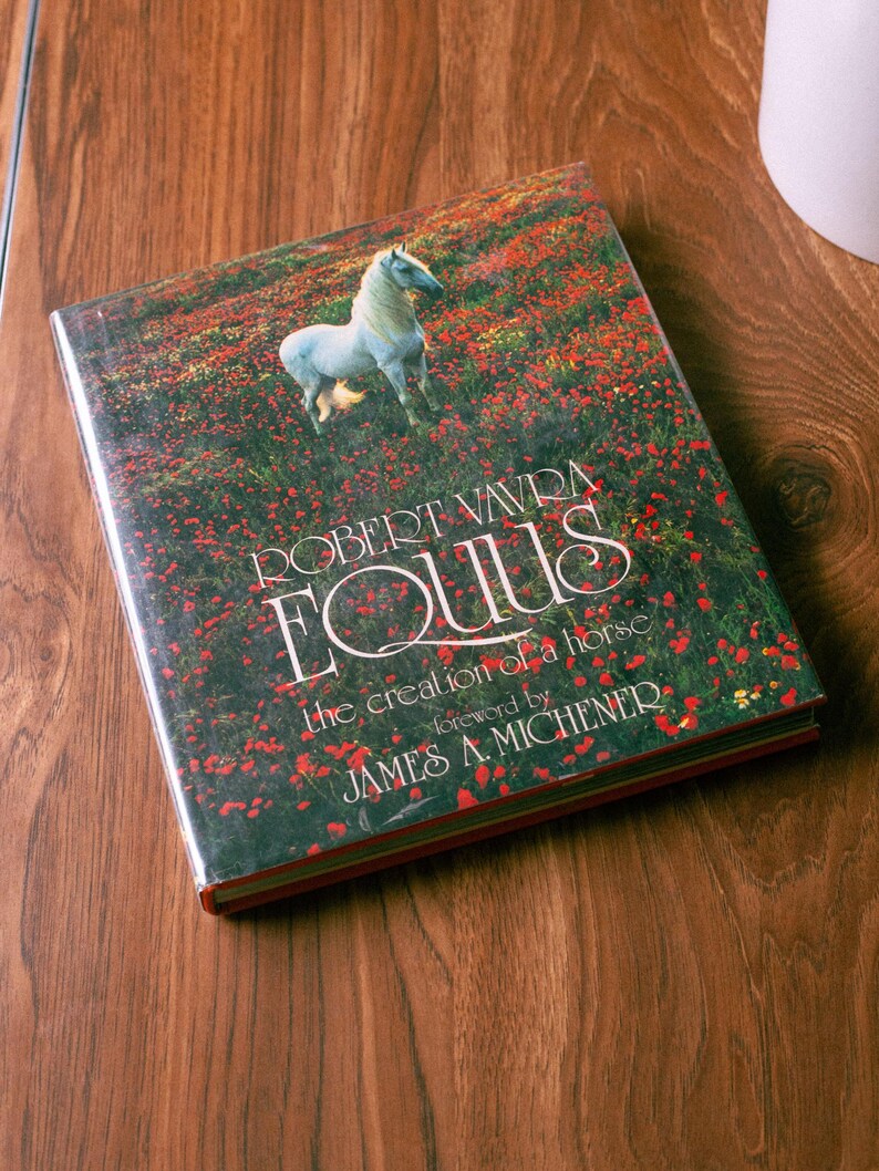 Equis Book Equus: the Creation of a Horse ~ 70s Photography + Poetry Coffee Table ...