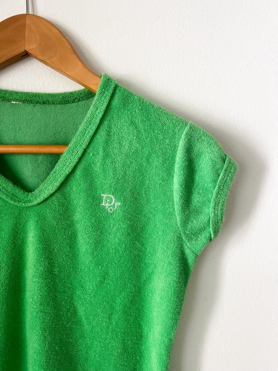70s Dior Terrycloth Ringer Tee View 2
