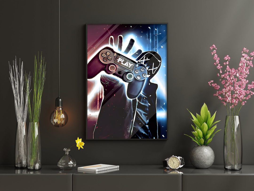 Gaming Poster Printable Video Game Wall Art Digital Video Etsy