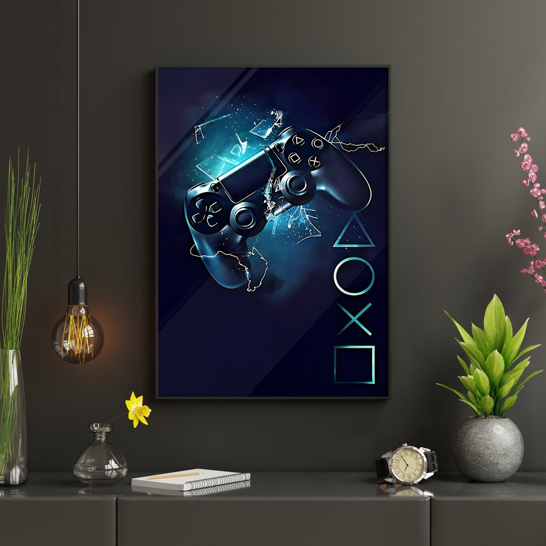 Gaming Poster, Printable Video Game Wall Art, Gaming Room Decor, Teen