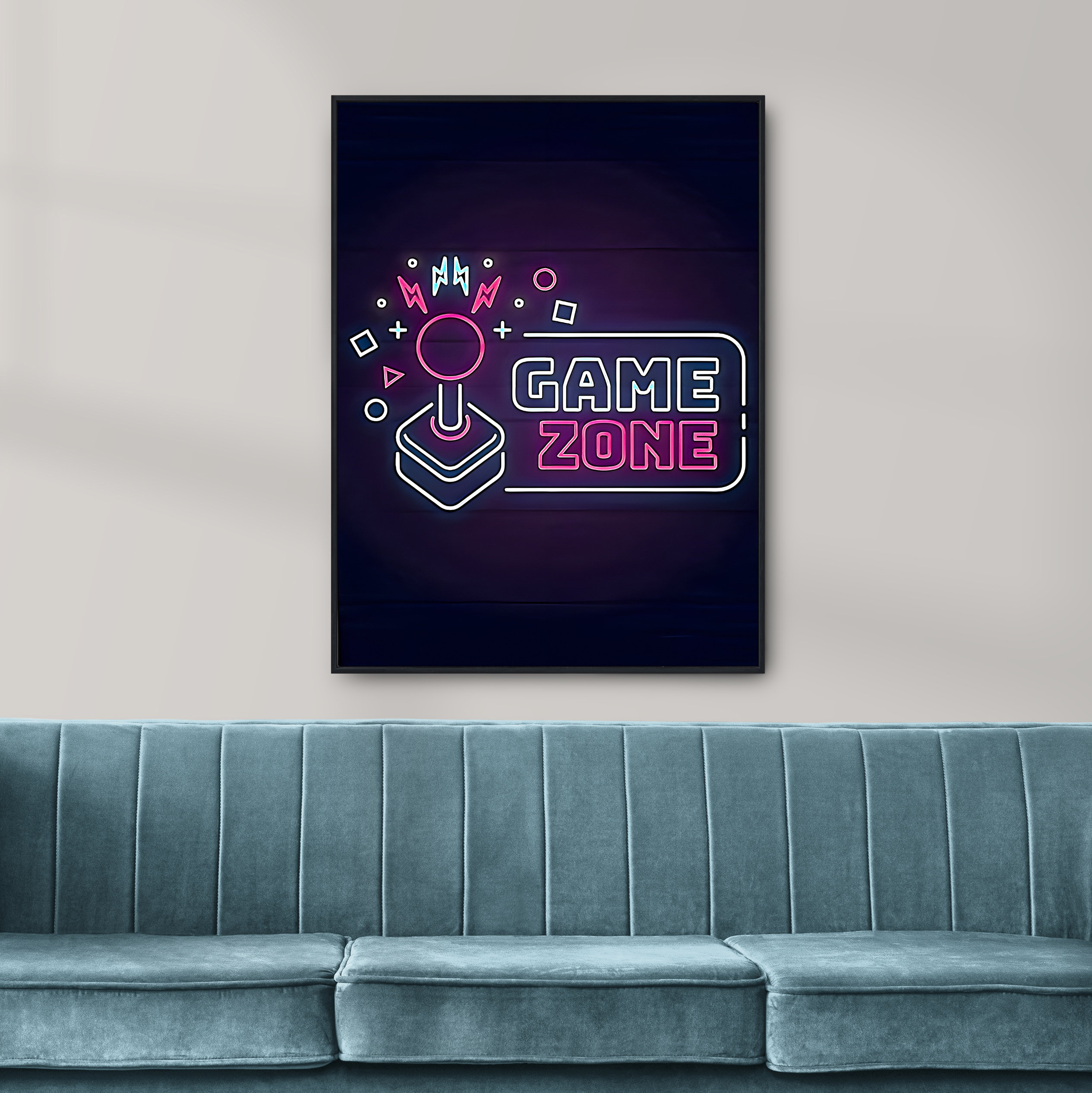 Game Zone Poster Printable Video Game Wall Art Gaming Room - Etsy