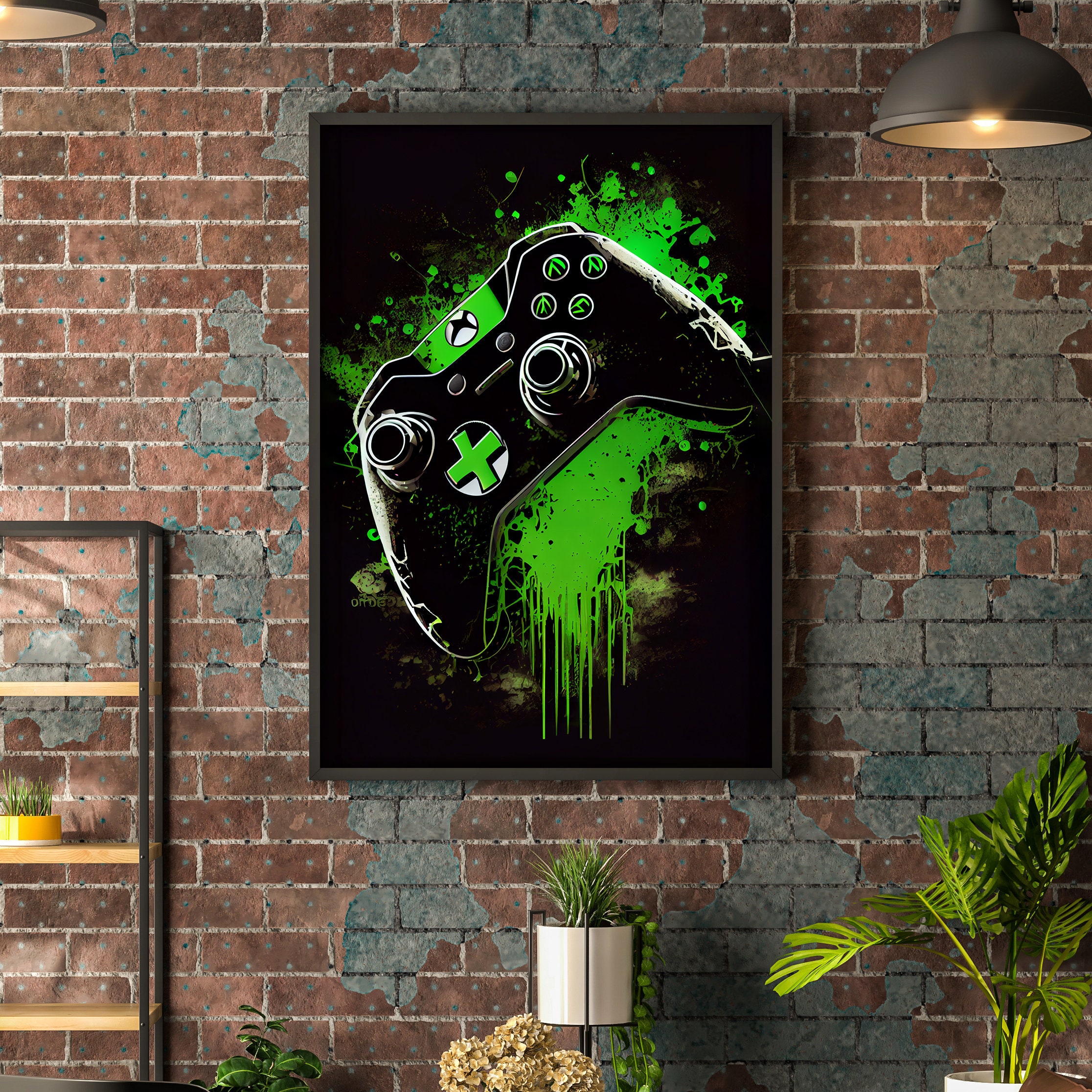 Decoração De Jogos Coma Sono Jogo Repita Gamer Gift Canvas Posters