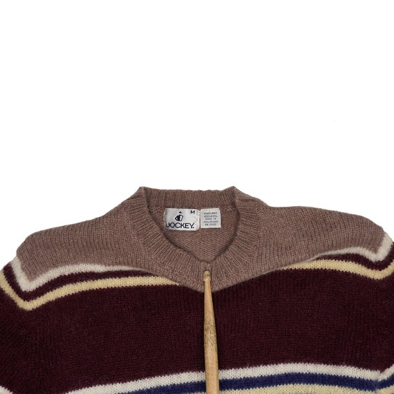 Jockey 90's Wool Striped Sweater - image 3