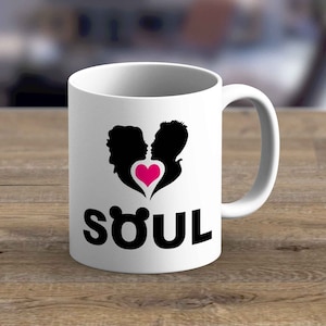 Soul Mate - Couple Gift Mugs Set for Lovers | His and Hers Coffee Mug Set | gift for couple | gift for boyfriend | gift for girlfriend