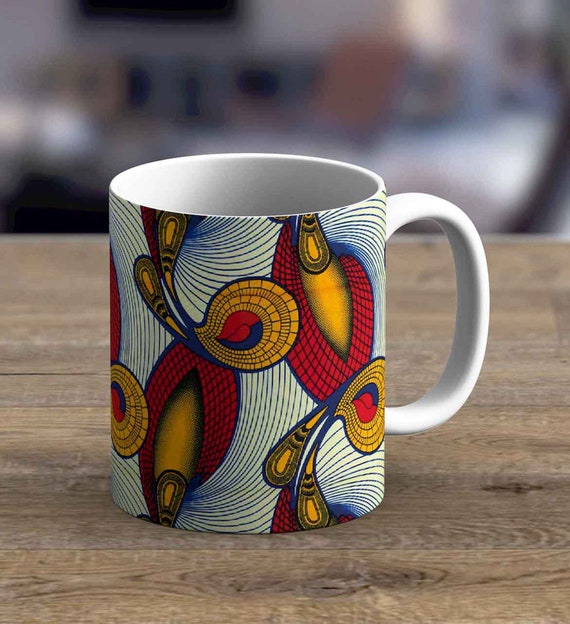 Fabric 18 - African style mug, Coffee Mug Gift, African print mugs, Coffee  Gift, unique coffee mugs, printed mugs, Best Seller
