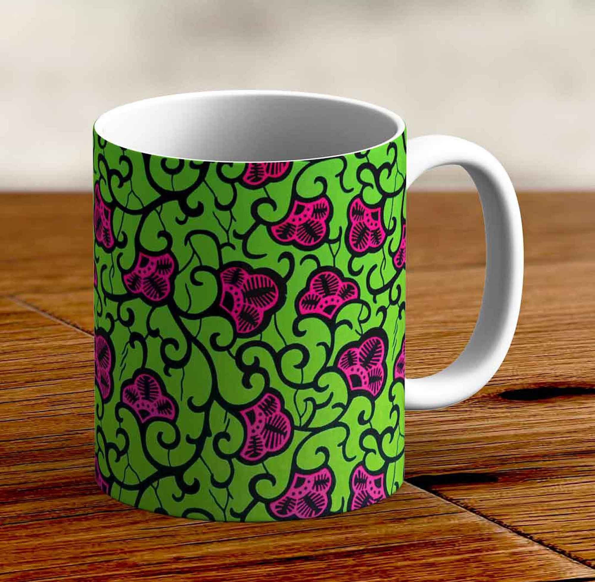 Fabric 35 African Coffee Mugs Coffee Mug Coffee Mug Etsy
