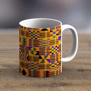 Fabric 6 - African print mugs, Coffee Mug Gift, wedding gifts, unique coffee mugs, African American Mug, Best Seller, Christmas gift