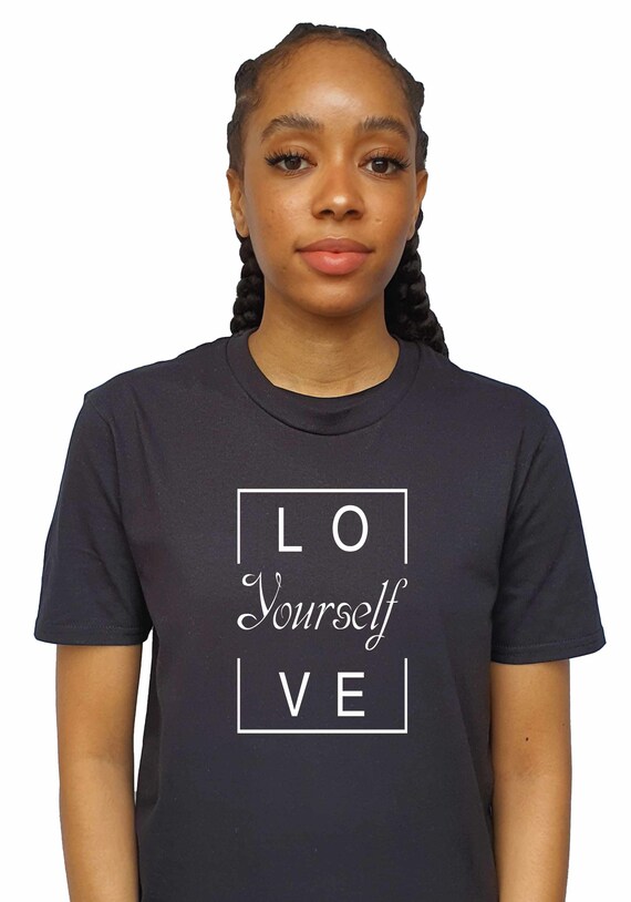 Camiseta de mujer Love yourself camiseta UNISEX con vinilo dorado Camisetas de tienda de camisetas camisetas de mujer camisetas para mujeres camisetas para mujeres camisetas para mujeres Etsy Espana