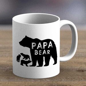 Papa Bear Mug - Best Dad Present, Fathers Day Mug, Dad Mug, Gift For Dad, New Dad Gift, Fathers Day Gift, Dad Birthday Mug,