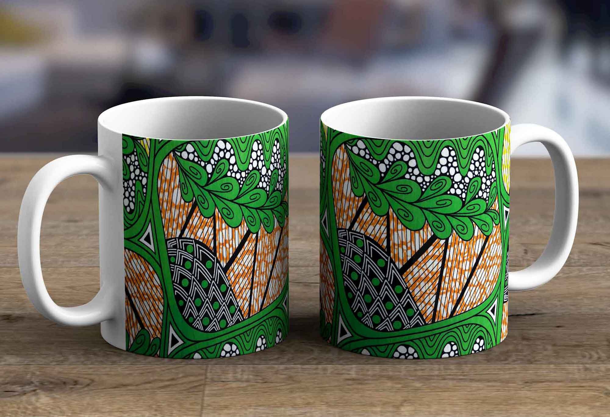 Fabric 52 African style mug Coffee Mug Gift African print Etsy
