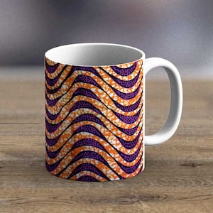 Fabric 80 - Gift Ideas Presents For Mum Dad Birthday, African American Mug, wedding gifts, unique coffee mugs, Ankara gifts mugs