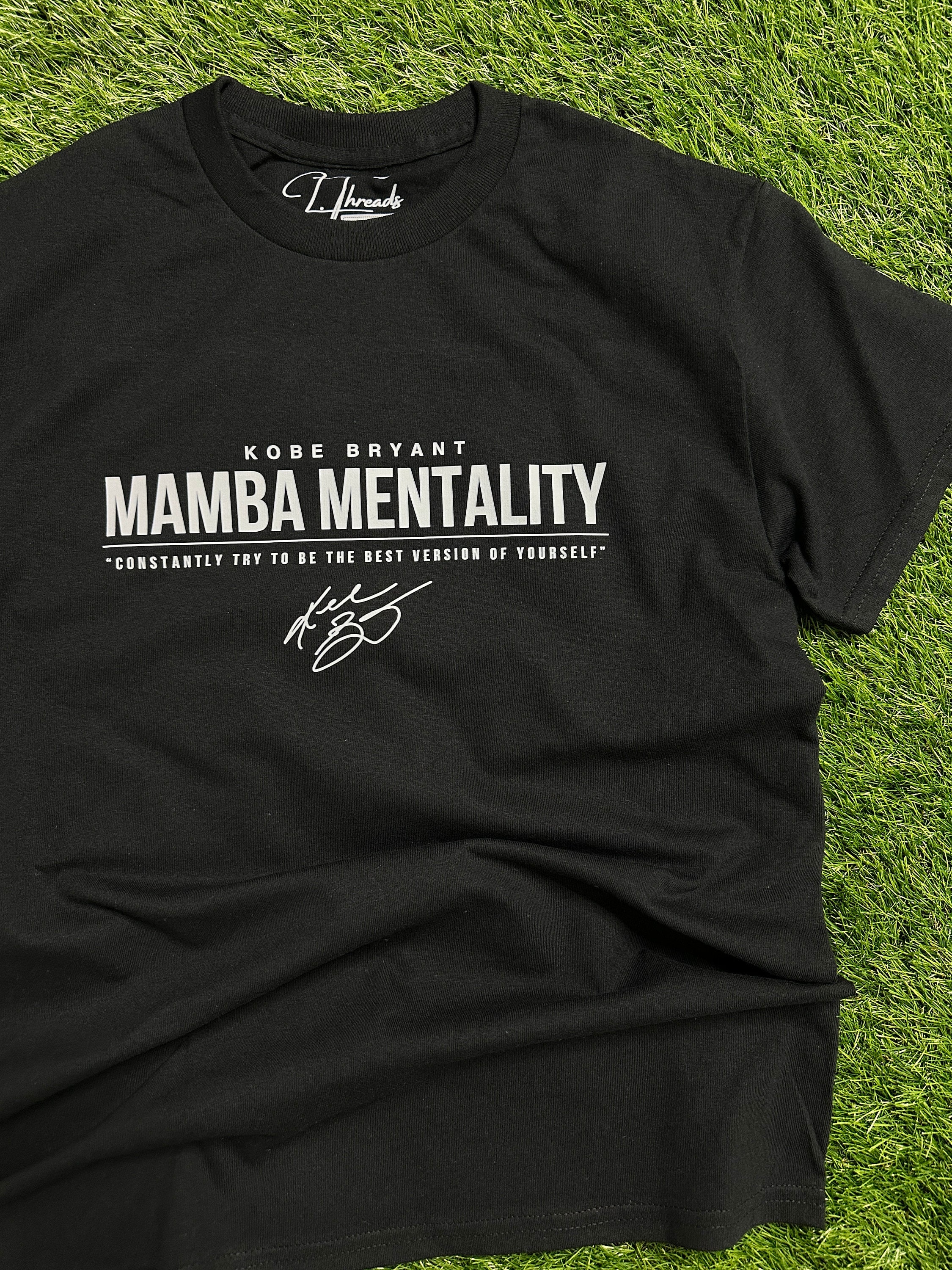 Mamba Mentality Mantra Crew Neck Tshirt - Etsy