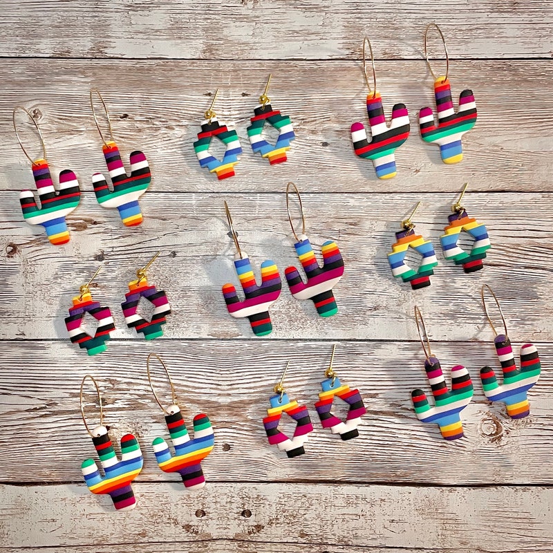 Stellar Rose Aztec Hoop Earrings 69886 main image 1