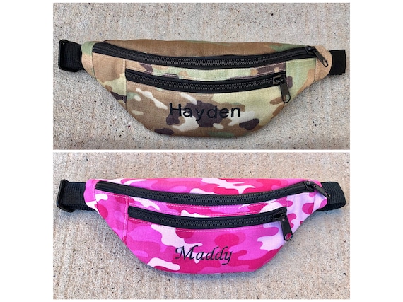Motivational-holic Personalized Kids Fanny Pack Waist Bag Belt Bag