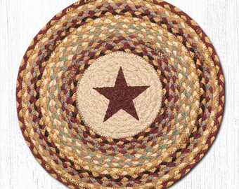 Braided Chair Pads Braided Chair Pads, 16 Inch Round Braided Chair Pads
