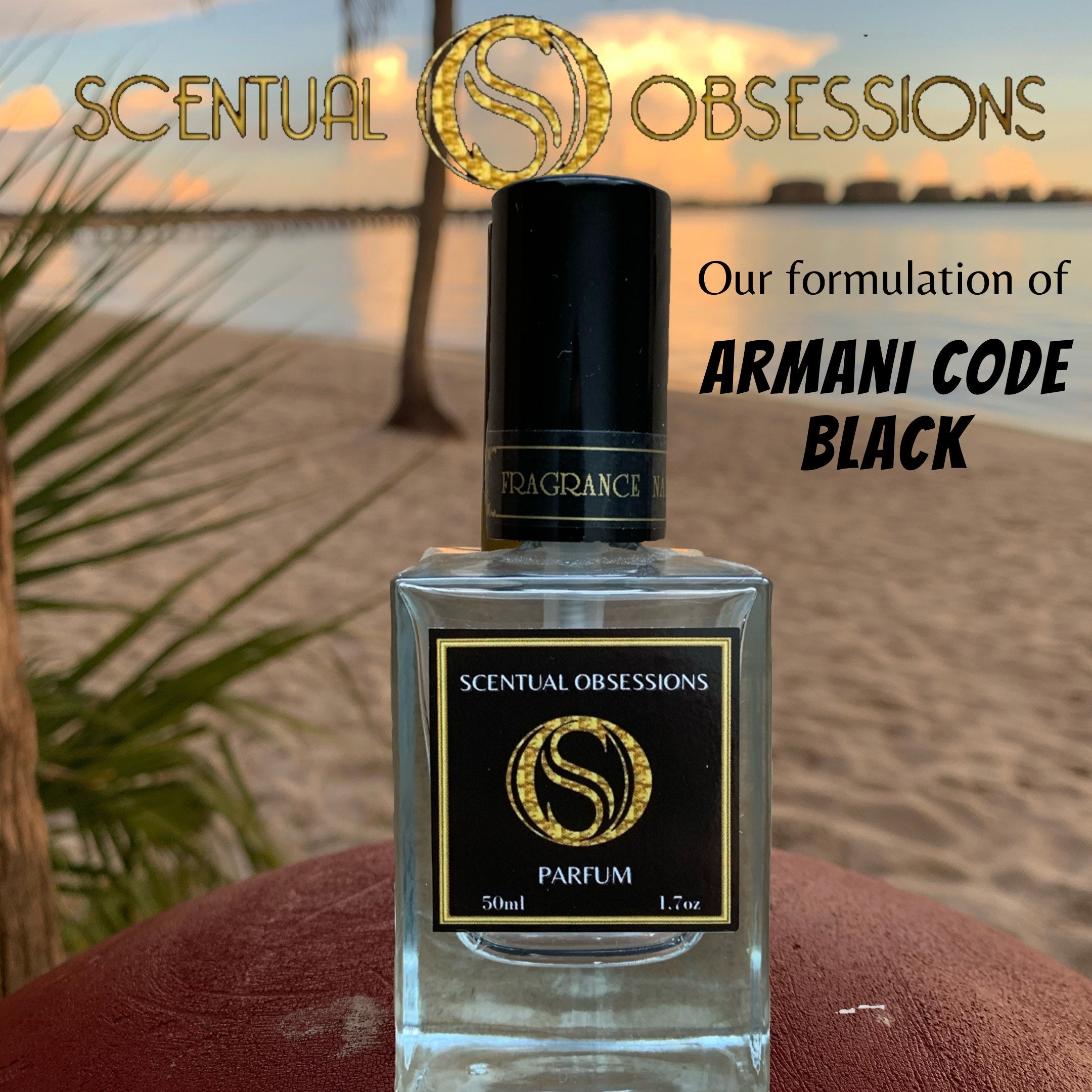 Armani Code Black Clone by Scentual Obsessions Etsy
