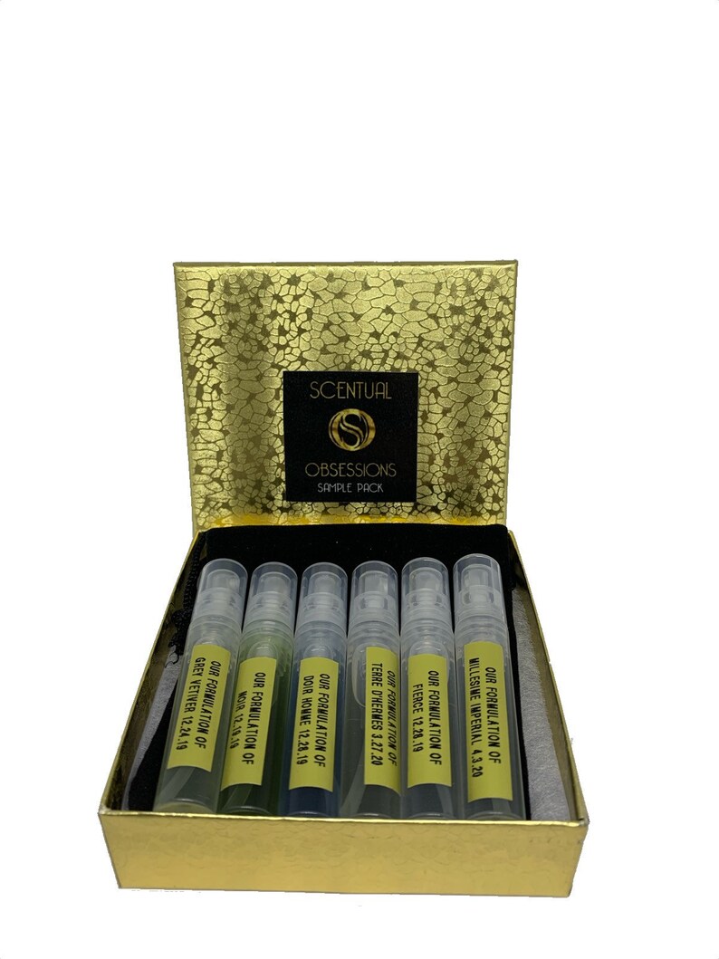Sample Pack 6 3ml Luxury Parfum Cologne & Perfume Etsy
