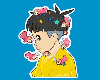 Sosuke and Sisters | 2.5 x 2 inches | Studio Ghibli Sticker