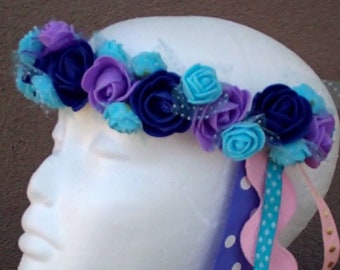 Blue Fairy flower crown