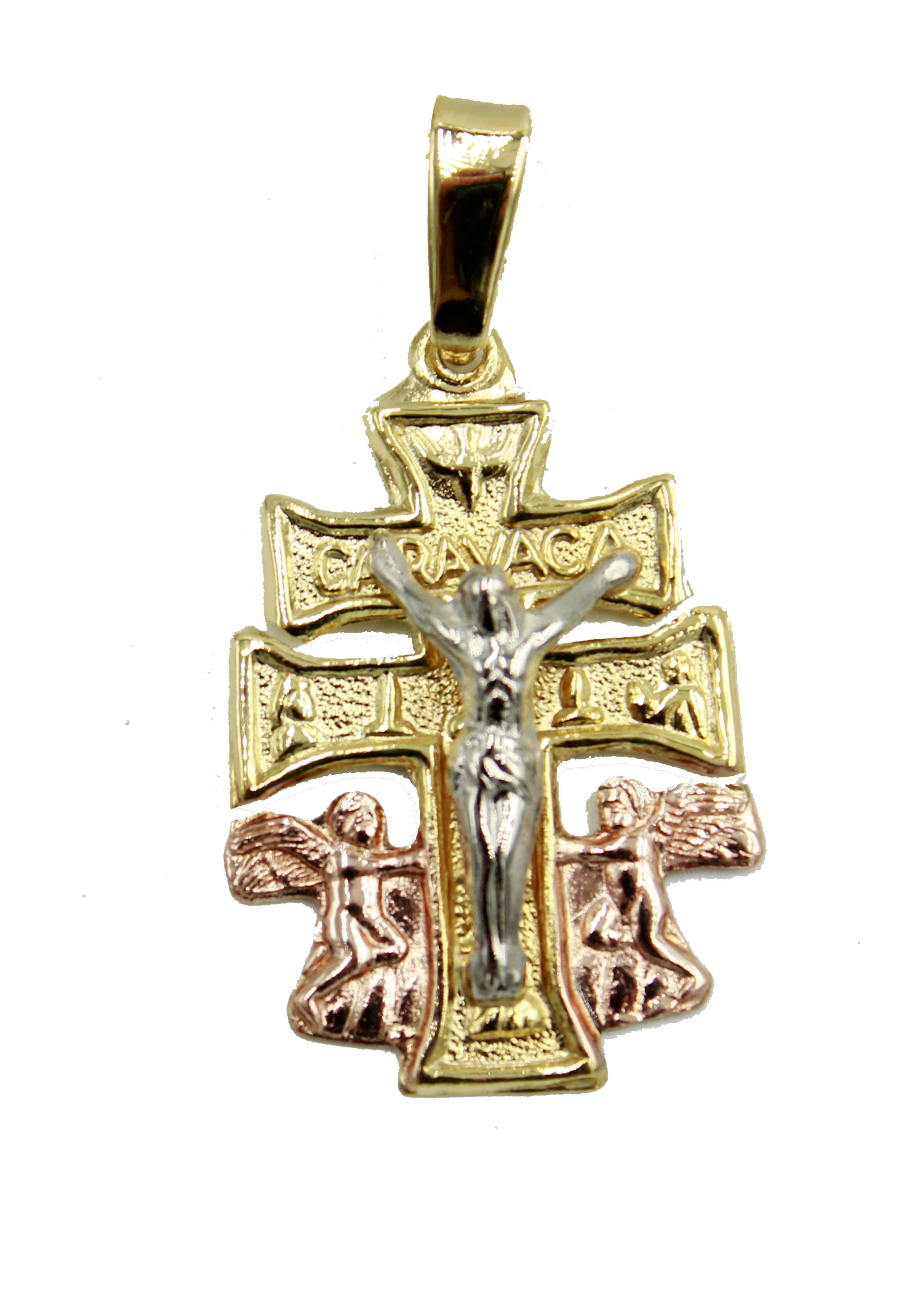 Caravaca Necklace Caravaca Cross Pendant 18k Gold Plated with 20 inch Chain Caravaca Necklace Caravaca Cross Pendant 18k Gold Plated with 20 inch Chain
