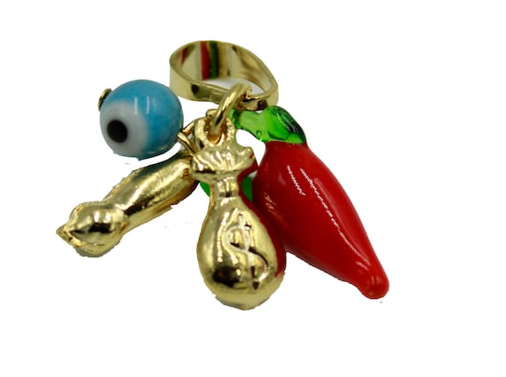 Lucky 7 Talisman Good Luck Pendant 18k Gold Plated Good Luck with 20 inch Chain