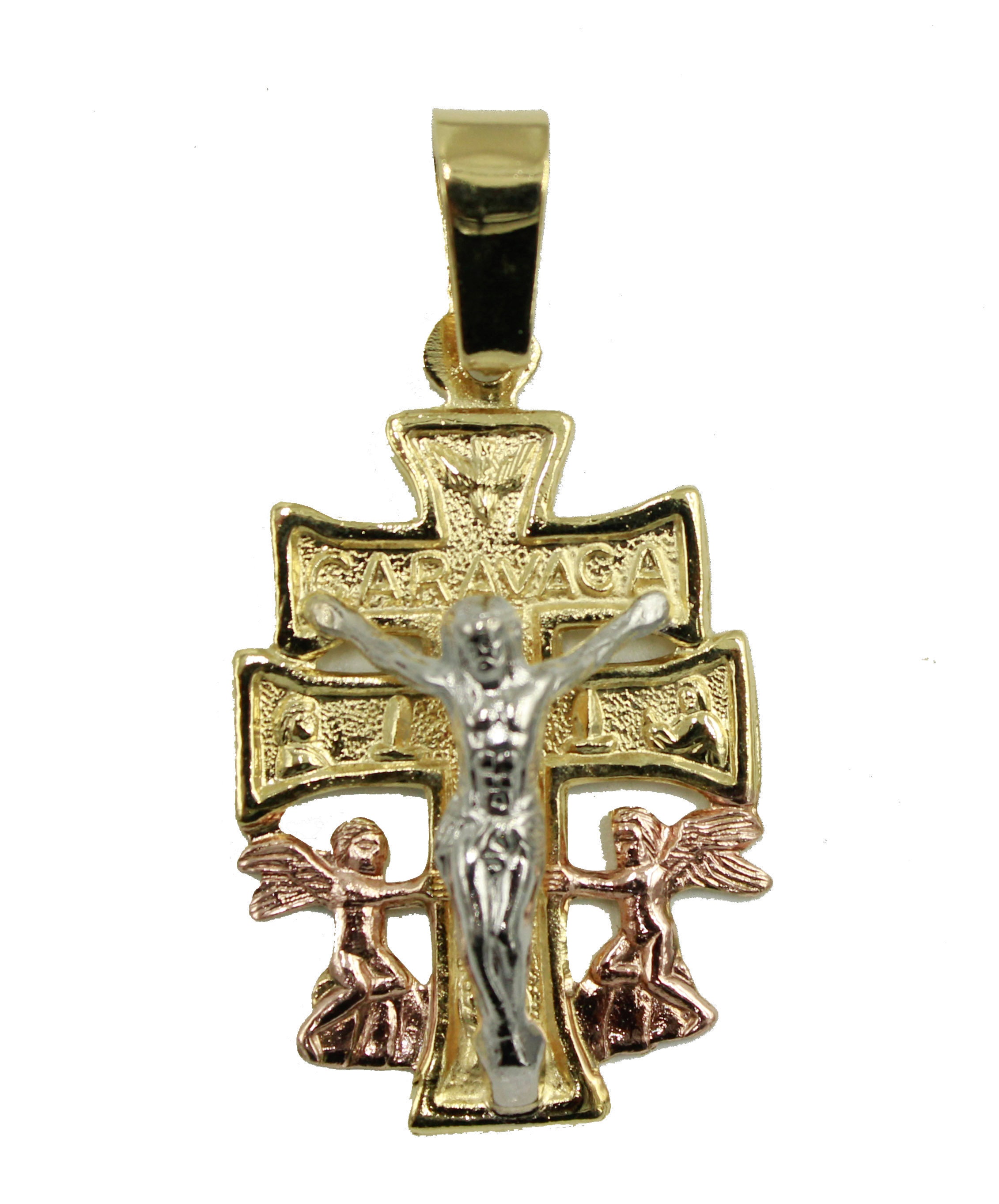Caravaca Necklace Caravaca Cross Pendant 18k Gold Plated with 20 inch Chain Caravaca Necklace Caravaca Cross Pendant 18k Gold Plated with 20 inch Chain
