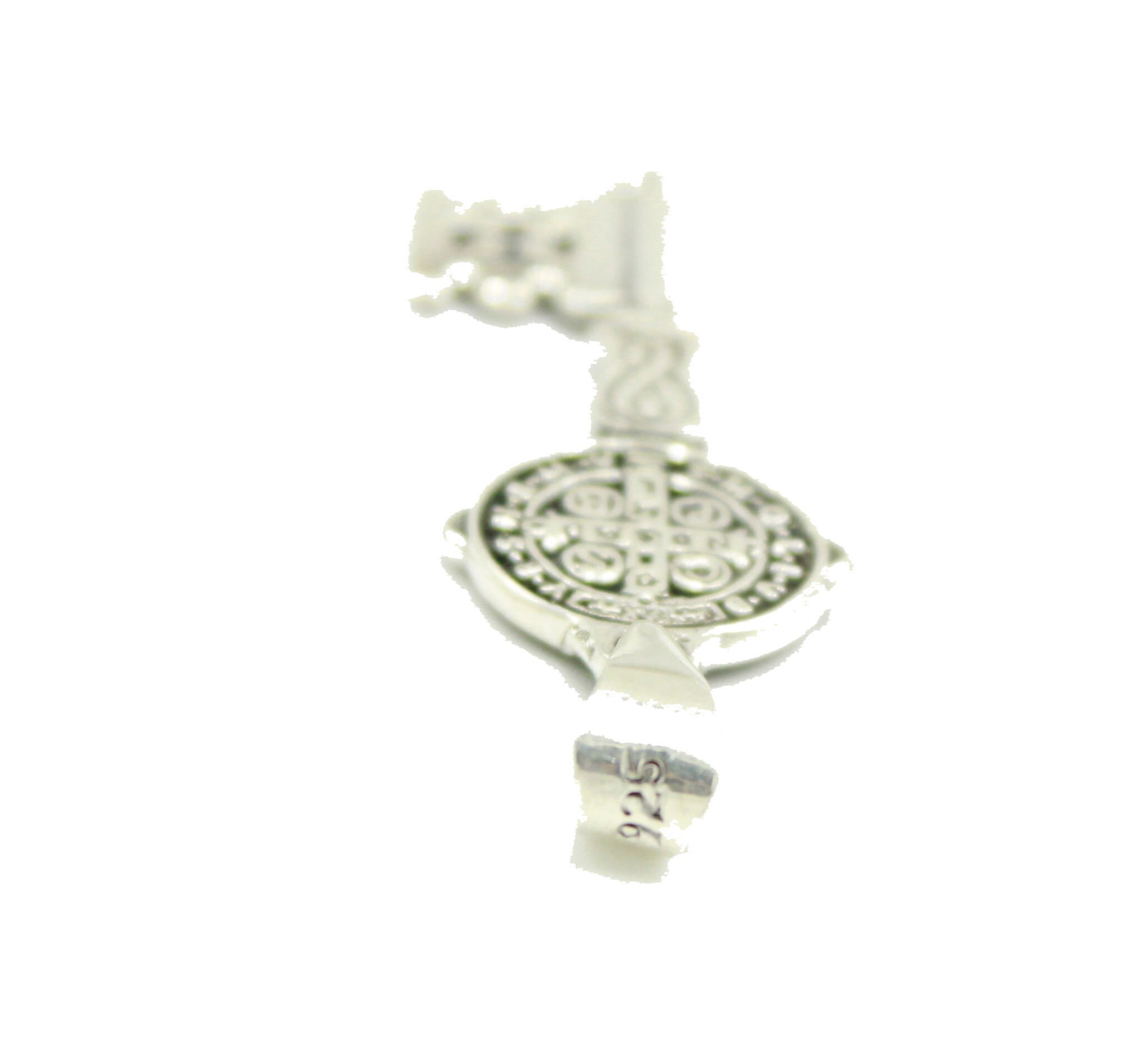 San Benito Key St. Benito Llave Medal .925 Sterling Silver Etsy