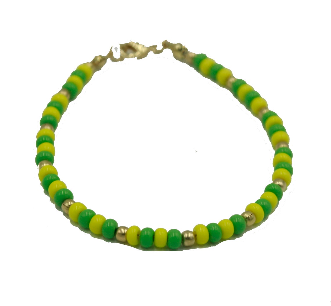 Mano De Orula Bracelet 18k Gold Plated Mano De Orula Green Etsy