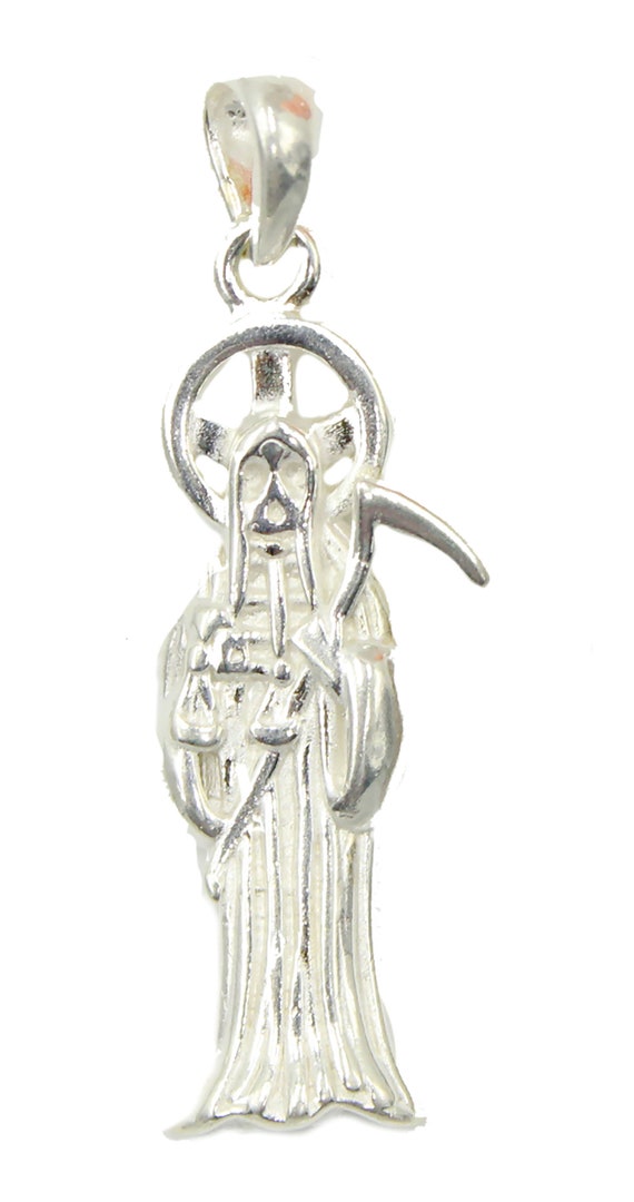 Santa Muerte Anhänger Tod Helgen Amulett Mexkansche | Etsy