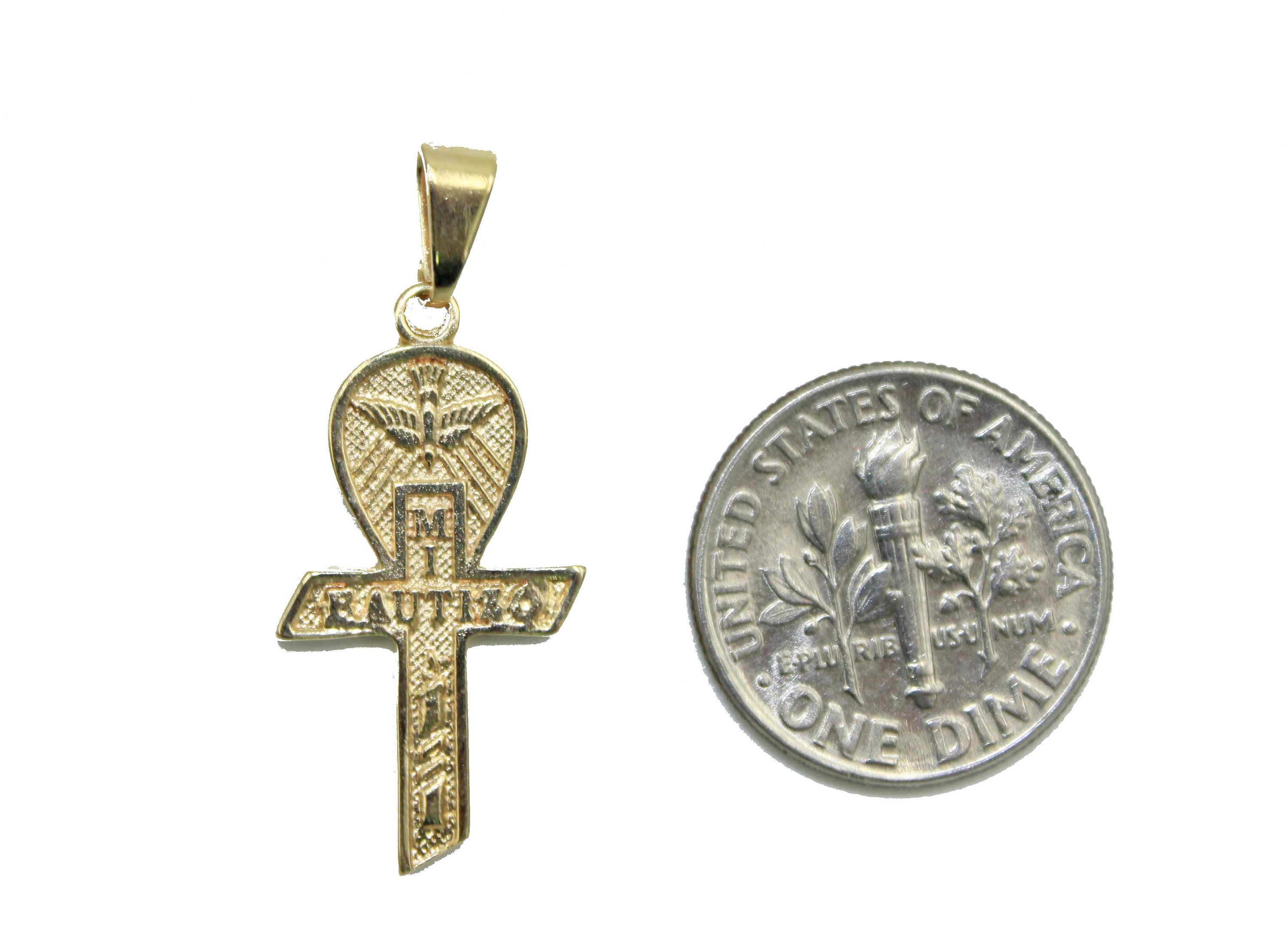 Mi Bautizo Cross Baptism Cross 18k Gold 