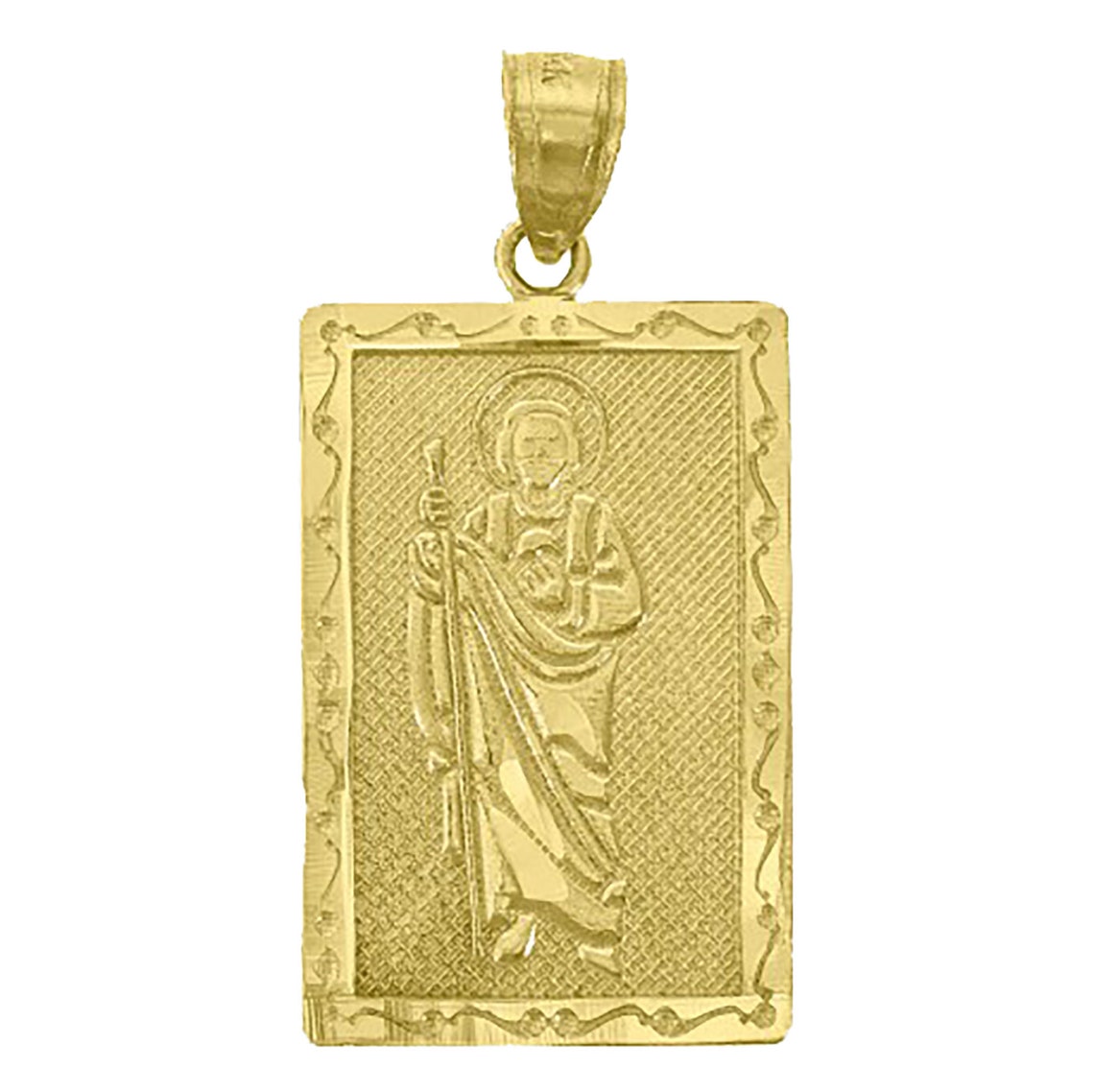 San judas tadeo gold pendant Clearance