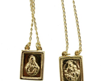 Scapular 18k Gold Plated 24 inch - Scapular 18k Gold Plated 24 inch