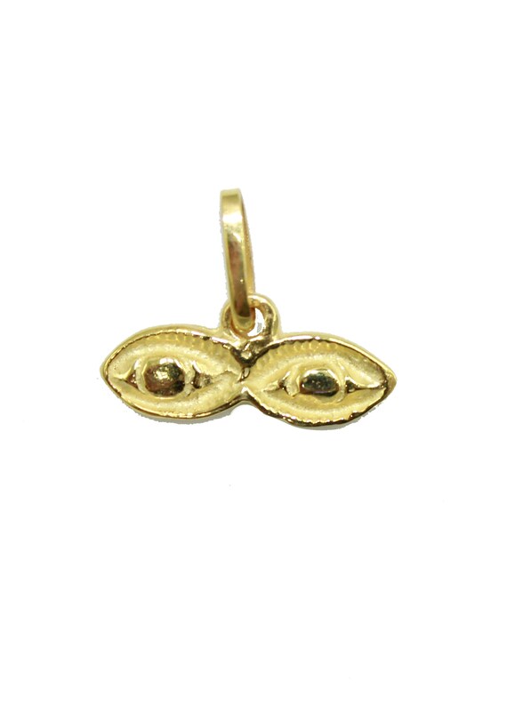 Saint Lucy Eyes Pendant 14k Gold Ojos De Santa Lucia Dije - Saint Lucy Gold Pendant Saint Lucy Eyes Pendant 14k Gold Ojos De Santa Lucia Dije - Saint Lucy Gold Pendant