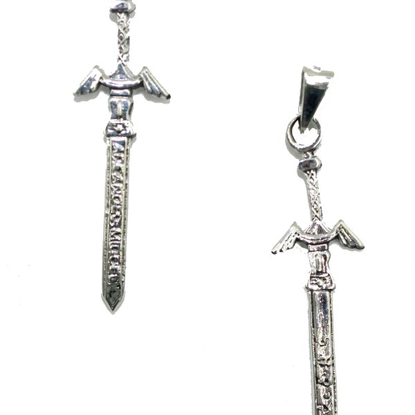 San Miguel Arcangel Espada .925 Sterling Silver - St Michael Archangel Sword