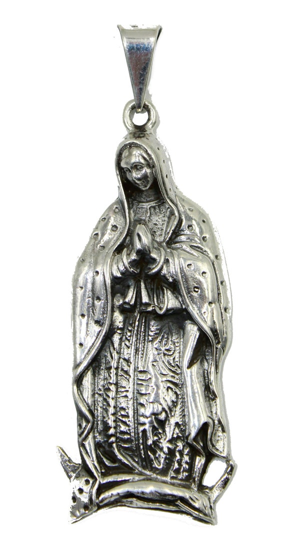 Virgen De Guadalupe .925 Sterling 