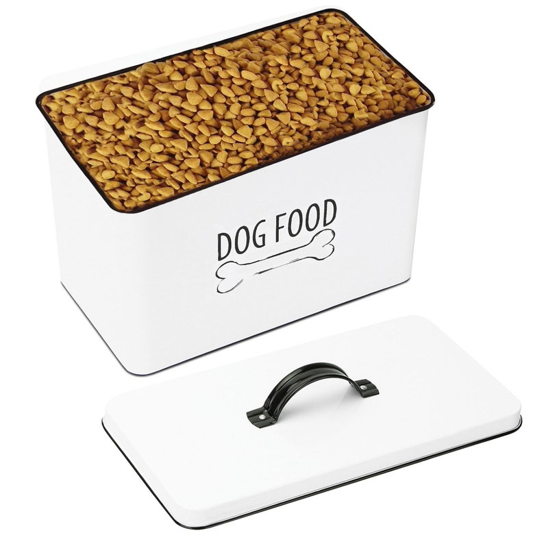 Large Dog Food Storage Dog Food Container Farmhouse Pet Food Etsy