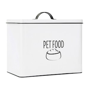 Countertop dog food storage hotsell