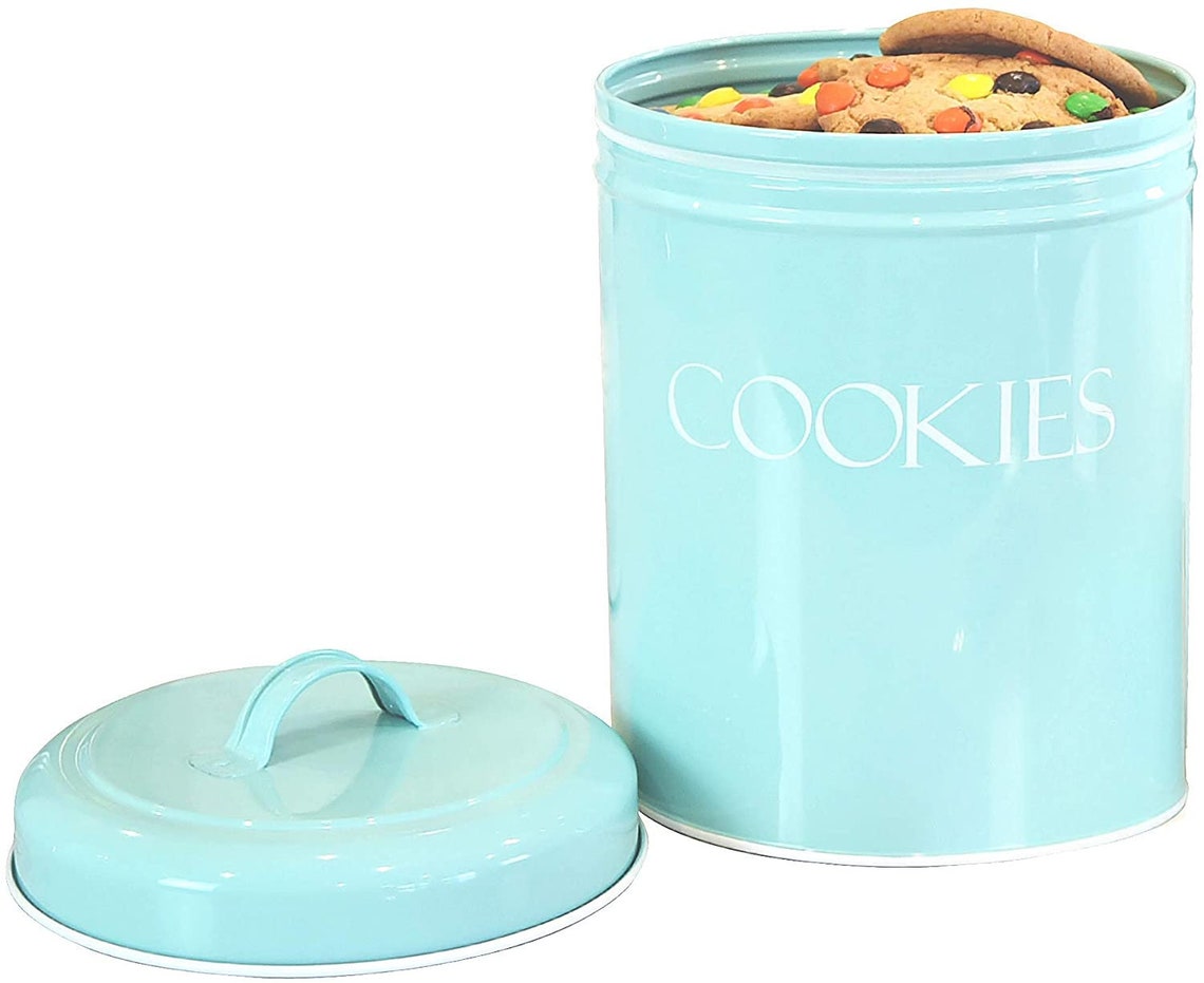 Vintage Cookie Container with Airtight Lid Cute Cookie Jar Etsy
