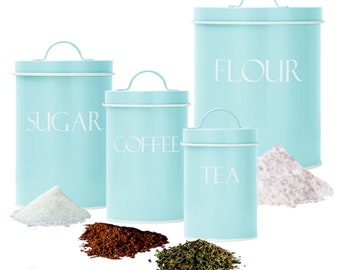 Flour Sugar Coffee Canister Set