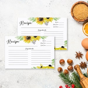 Outshine Premium Recipe Cards 4x6 Inches, Strawberry (Set of 50) | No-Smear Double Sided Thick Cardstock | Bulk Blank Recipe Cards