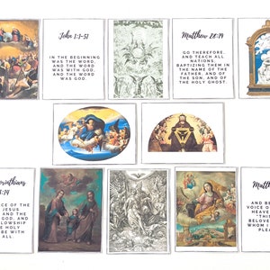 Tarjetas de arte y escrituras de la Trinidad para imprimir / Educación clásica / Charlotte Mason / Apreciación del arte