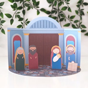 Printable Presentation Diorama | Candlemas | Atrium Level 1 | Catechesis of the Good Shepherd | Religious Education Resource