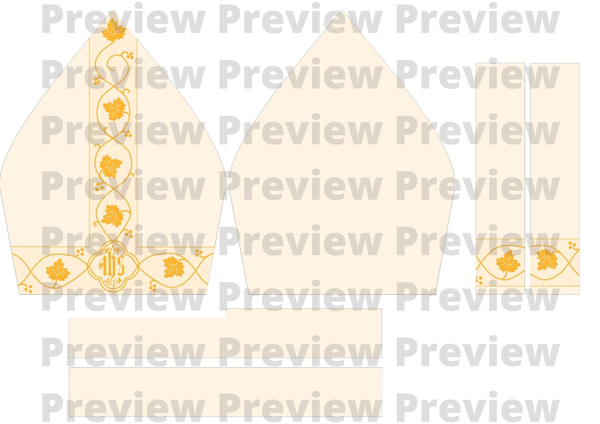 Printable Mitre White Bishop Costume All Saints Day - Etsy Australia