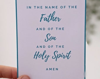 Printable Prayer Cards | Catechesis of the Good Shepherd | Our Father | Hail Mary | Glory be | Others