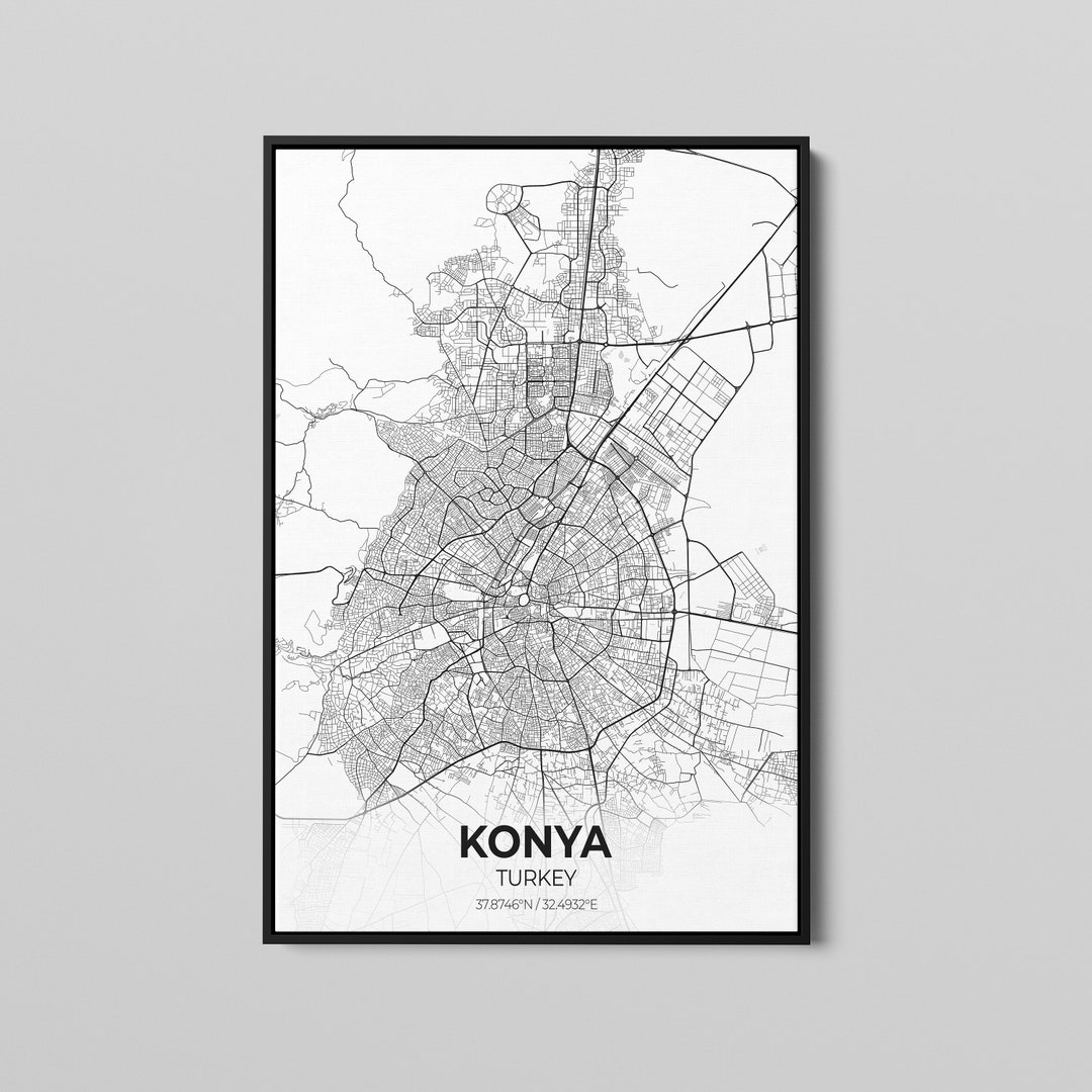 Konya Turkey City Map Poster Art Map Of Koblenz Poster City Map Art konya-turkey-city-map-poster-art-map-of-koblenz-poster-city-map-art
